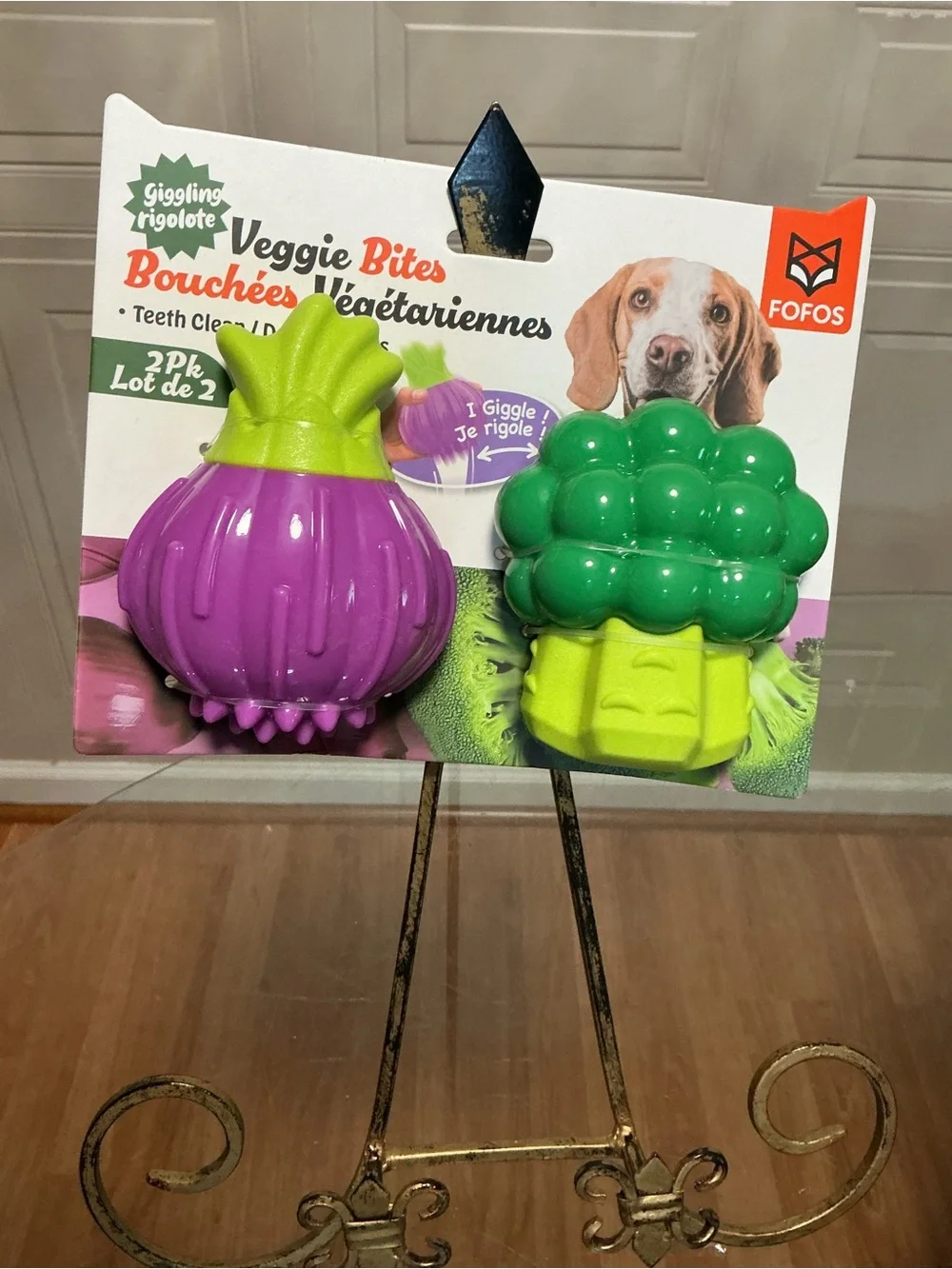 Brand New Fofos Veggie Bites Giggle Set Of Dot Toys Teeth Clean